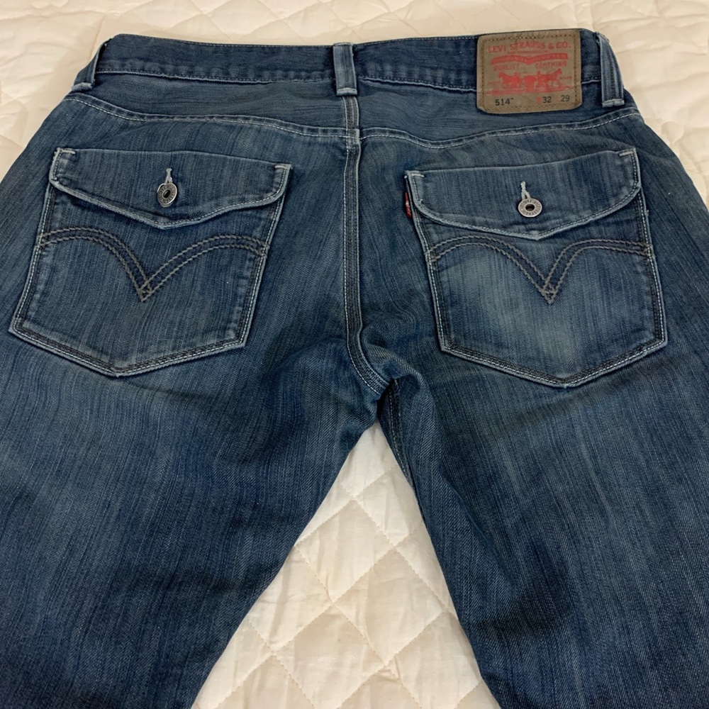 LEVI’S 514 Men’s SLIM Straight Jeans Size 32x29